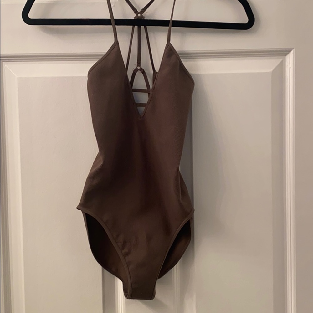Brand new FP Movement hunter green bodysuit XS/S